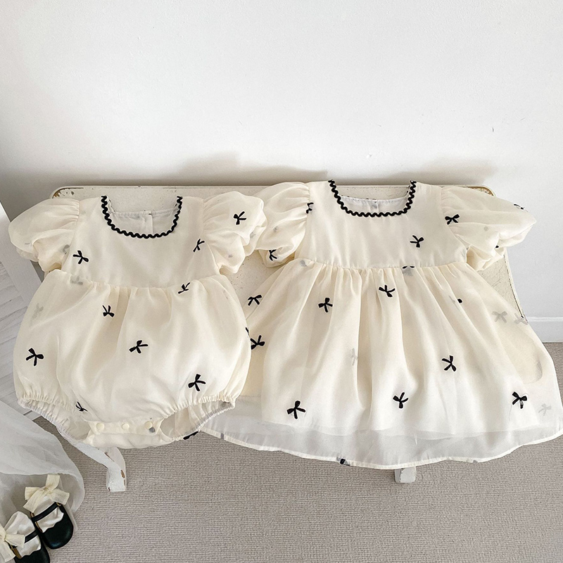 Summer Clothing Baby Girl - Odzież dla dzieci Siostry Letnia sukienka