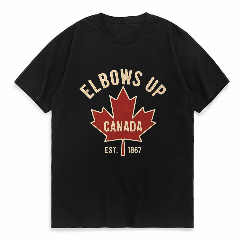 Summer Clothing Women Canada - Koszulka Elbows Up Canada dla mężczyzn